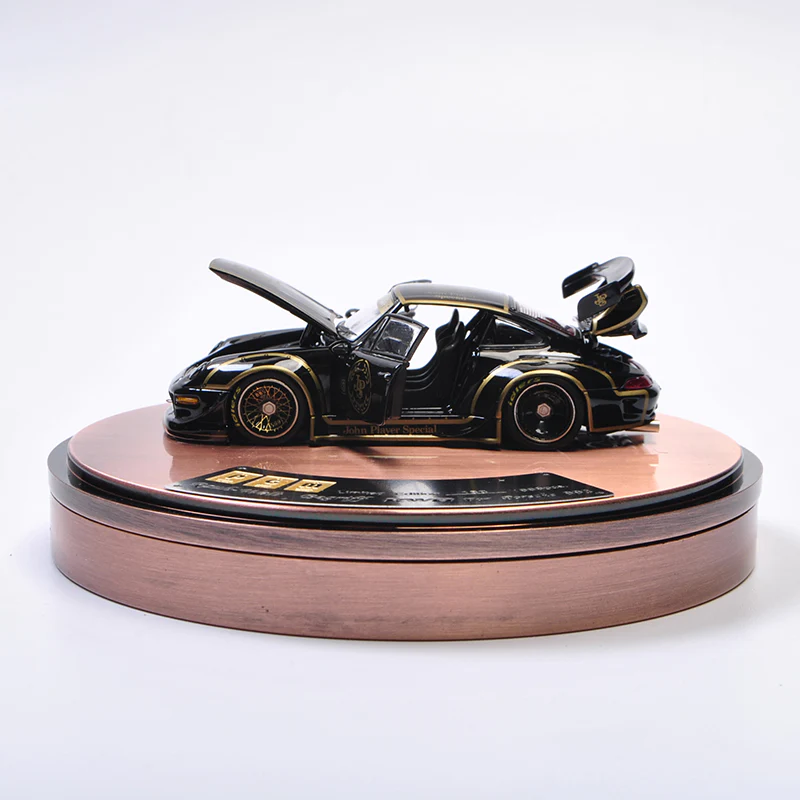 PGM 1/64 Porsche 993 RWB JPS Luxury Box Limited Fully Open - Image 3