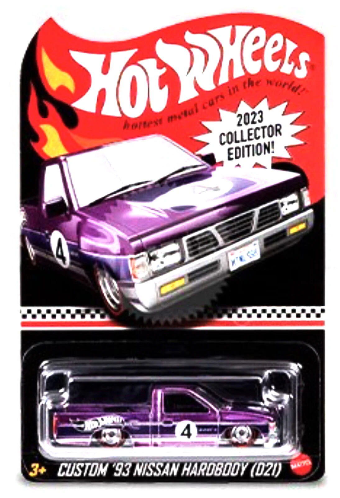 2023 HOT WHEELS COLLECTOR EDITION CUSTOM 04 '93 NISSAN HARDBODY