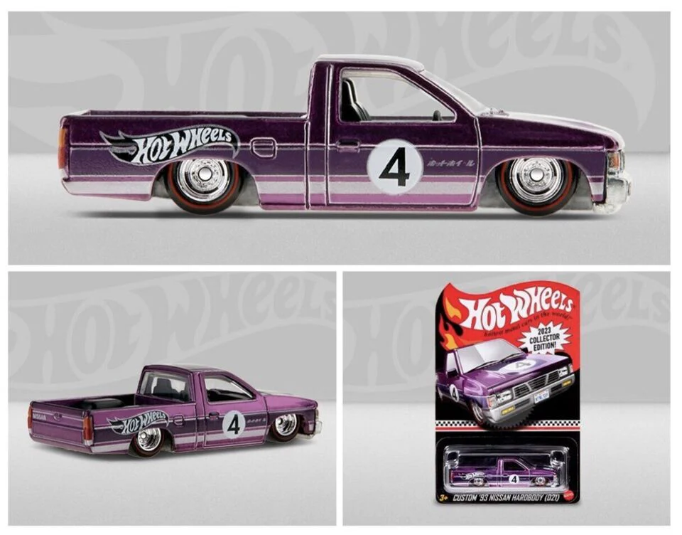 2023 HOT WHEELS COLLECTOR EDITION CUSTOM 04 '93 NISSAN HARDBODY - Image 2