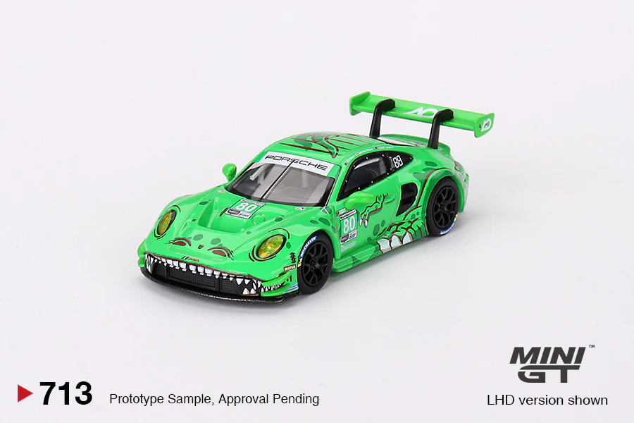 2024 MINI GT #713 Porsche 911 GT3 R #80 GTD AO Racing 2023 IMSA Sebring 12 Hrs - Image 2