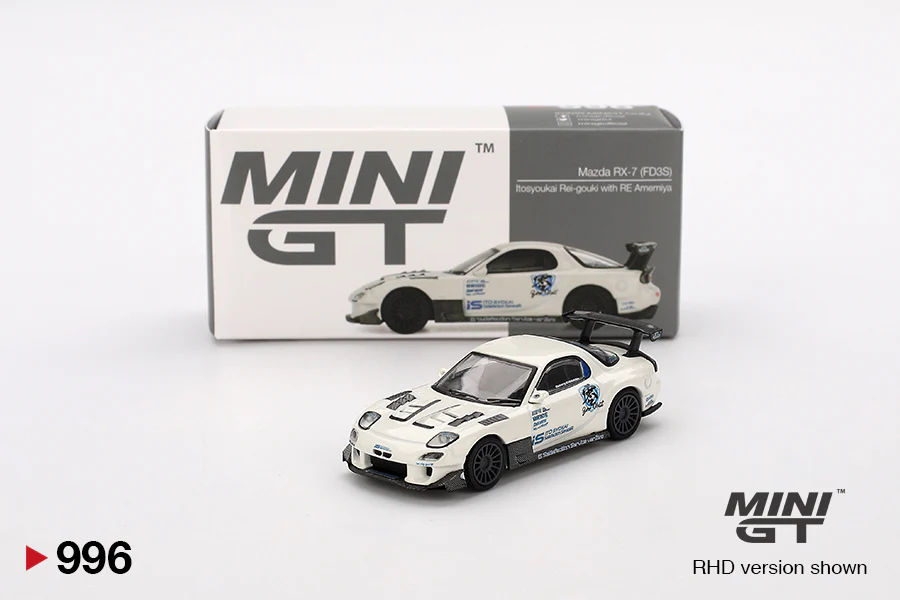2025 MINI GT #996 Mazda RX-7 (FD3S) Itosyoukai Rei-gouki with RE Amemiya