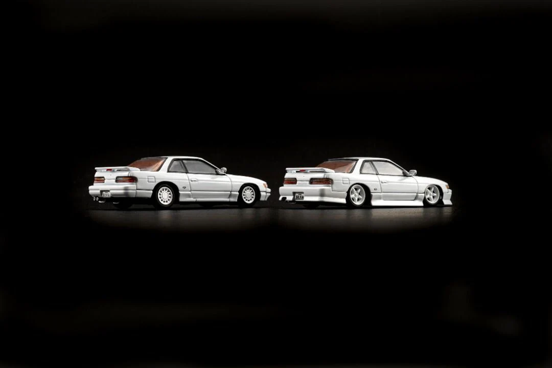 BM CREATIONS 1/64 Nissan Silvia S13 White - Image 3