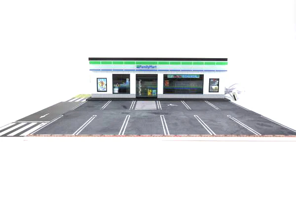 G FANS 1/64 Illuminated Family Mart Dioroma 710021 MINIATURES - Image 3