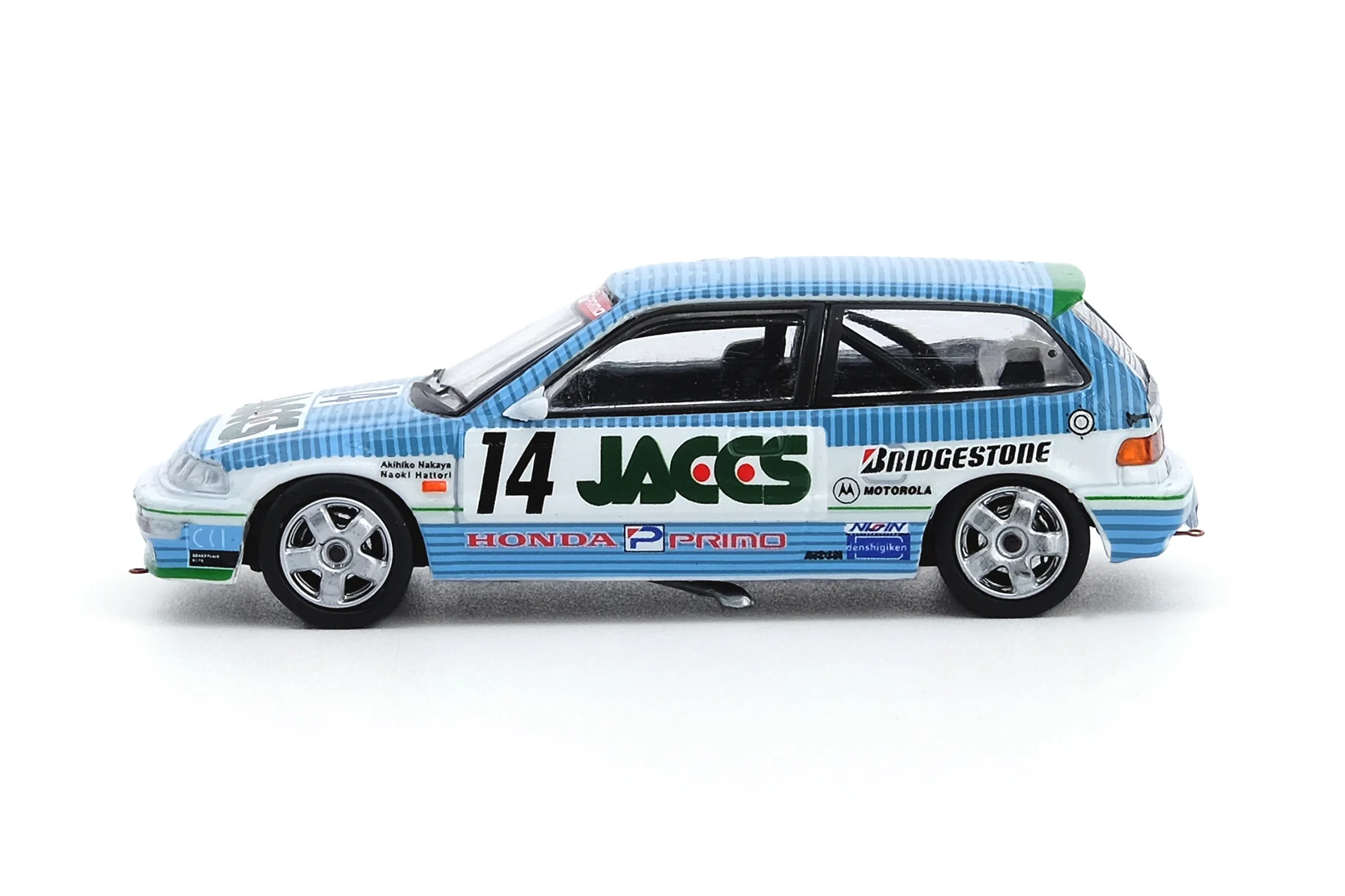 INNO64 1/64 Honda Civic EF9 GR.A #14 "JACCS" JTC 1991 - Image 6