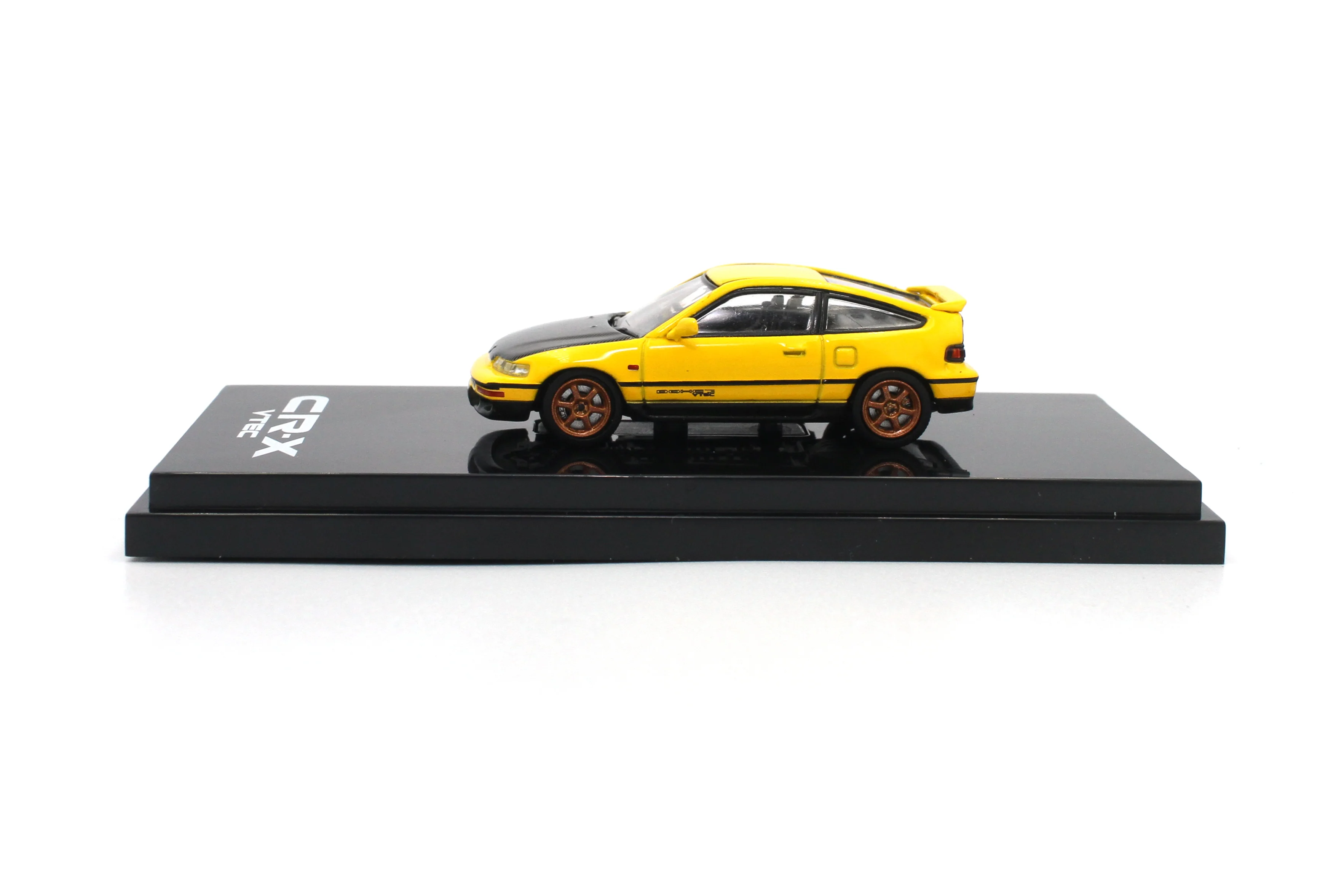 Hobby Japan 1/64 Honda CR-X SiR EF8 Yellow / Carbon - Image 3