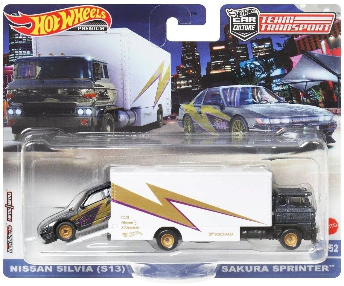 Hot Wheels 2023 Team Transport NISSAN SILVIA S13 SAKURA SPRINTER