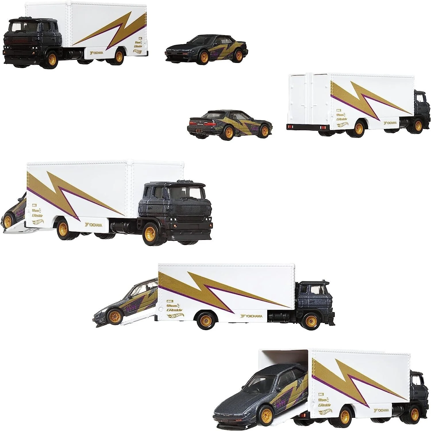 Hot Wheels 2023 Team Transport NISSAN SILVIA S13 SAKURA SPRINTER - Image 2