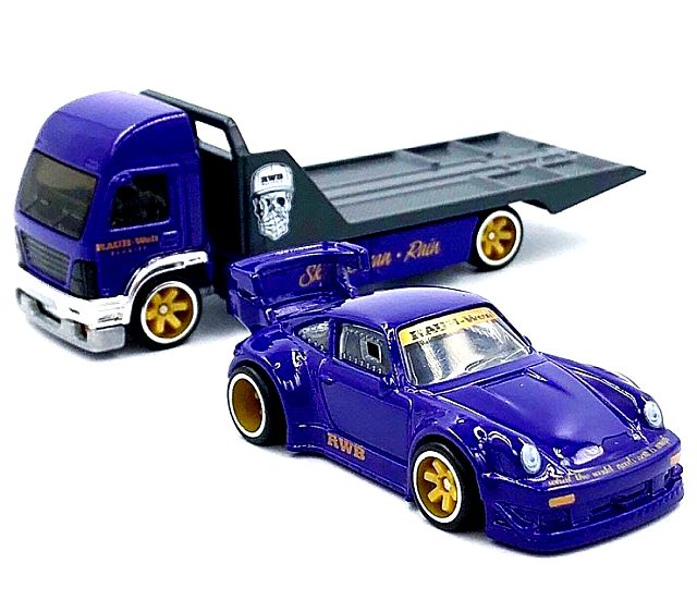 Hot Wheels Team Transport RWB PORSCHE 930 AERO LIFT Real Riders - Image 2