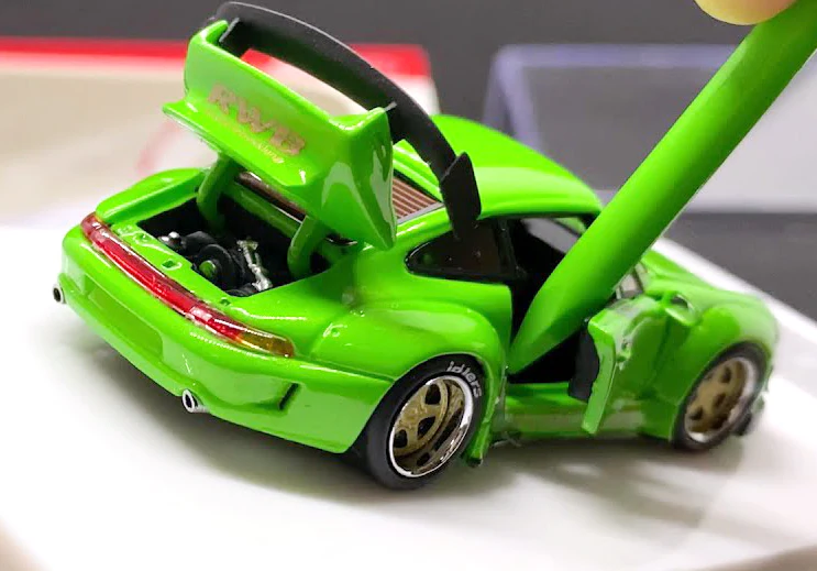 hpi64 Porsche 911 993 RWB Jade Fully Open Limited 499 - Image 4