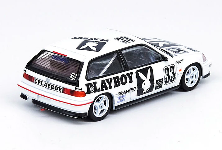 INNO64 1/64 HONDA CIVIC EF9 #33 TEAM RACING FORUM JTC 1991 PLAYBOY - Image 3