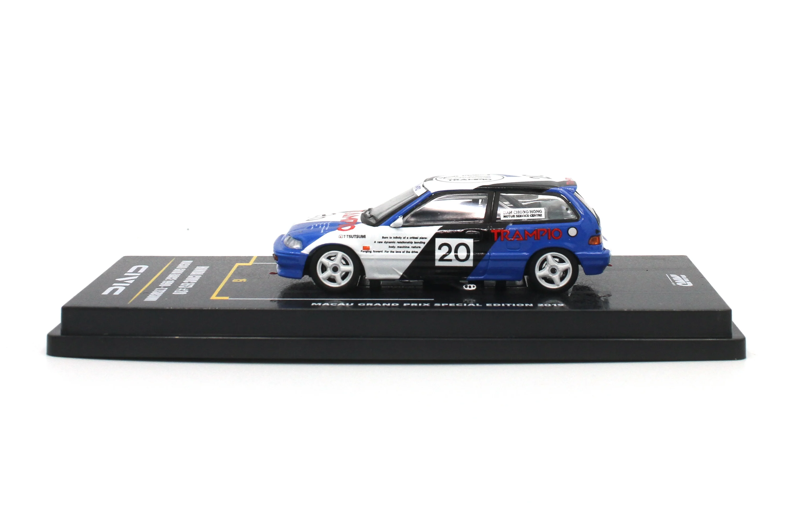INNO64 Honda Civic EF3 TRAMPIO #20 Macau Guia Race 1990 - T.Tsusumi - Image 2