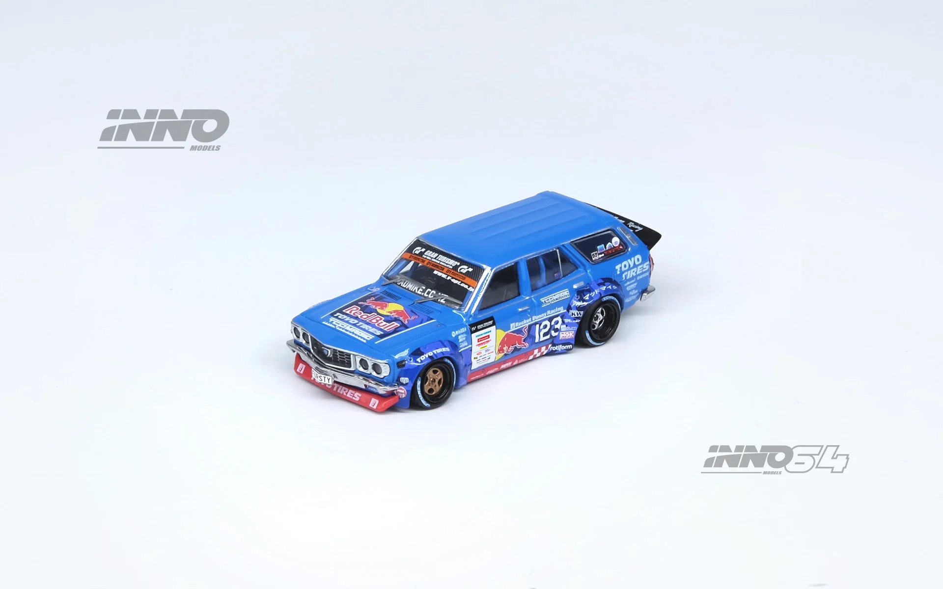 INNO64 Mad Mink 1976 Mazda RX3 Station Wagon - D1GP 2024 Series - Image 3