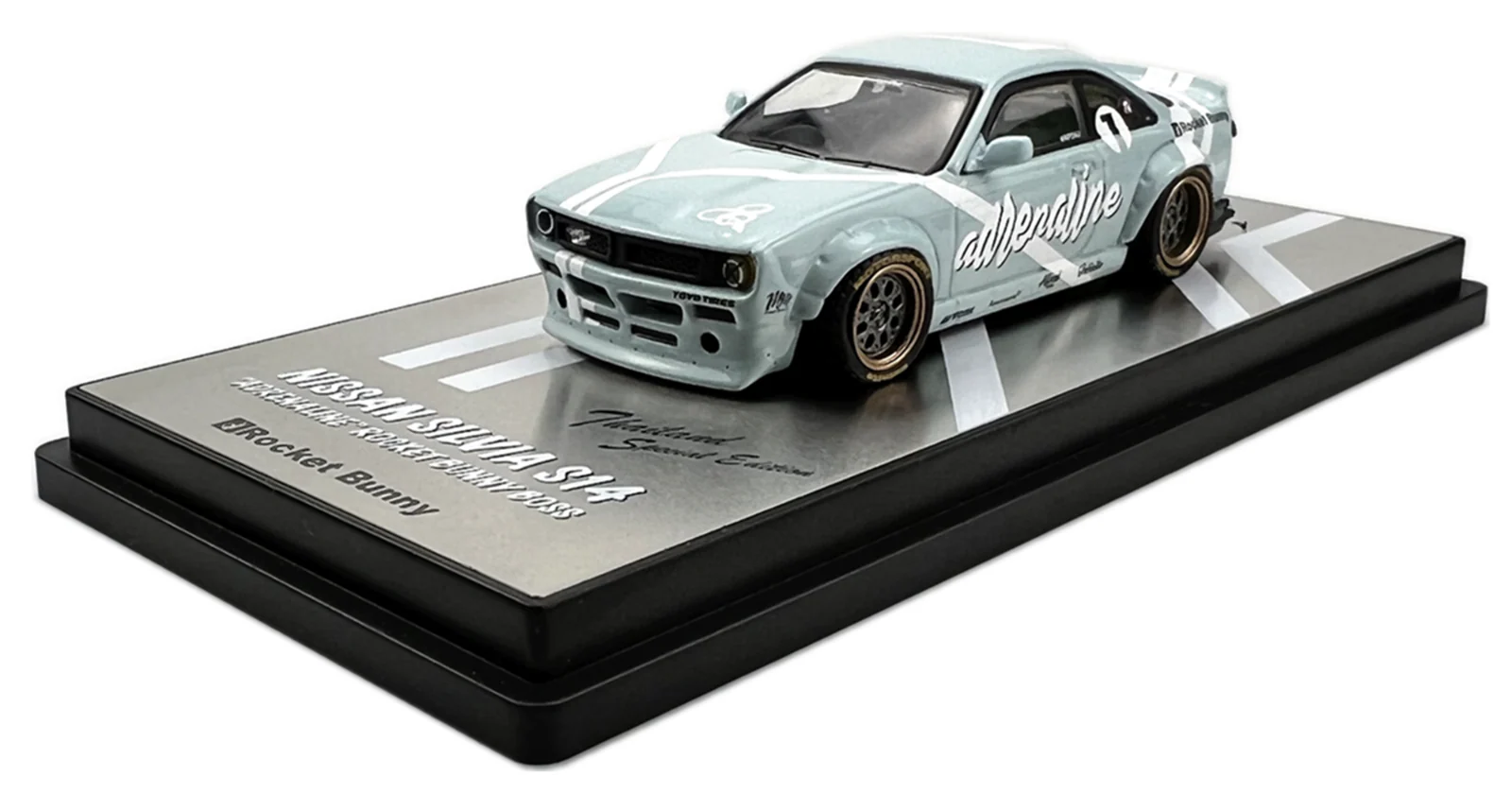 INNO64 Nissan Silvia S14 "ADRENALINE" Rocket Bunny Boss By Chapter 1 Racing - Image 2
