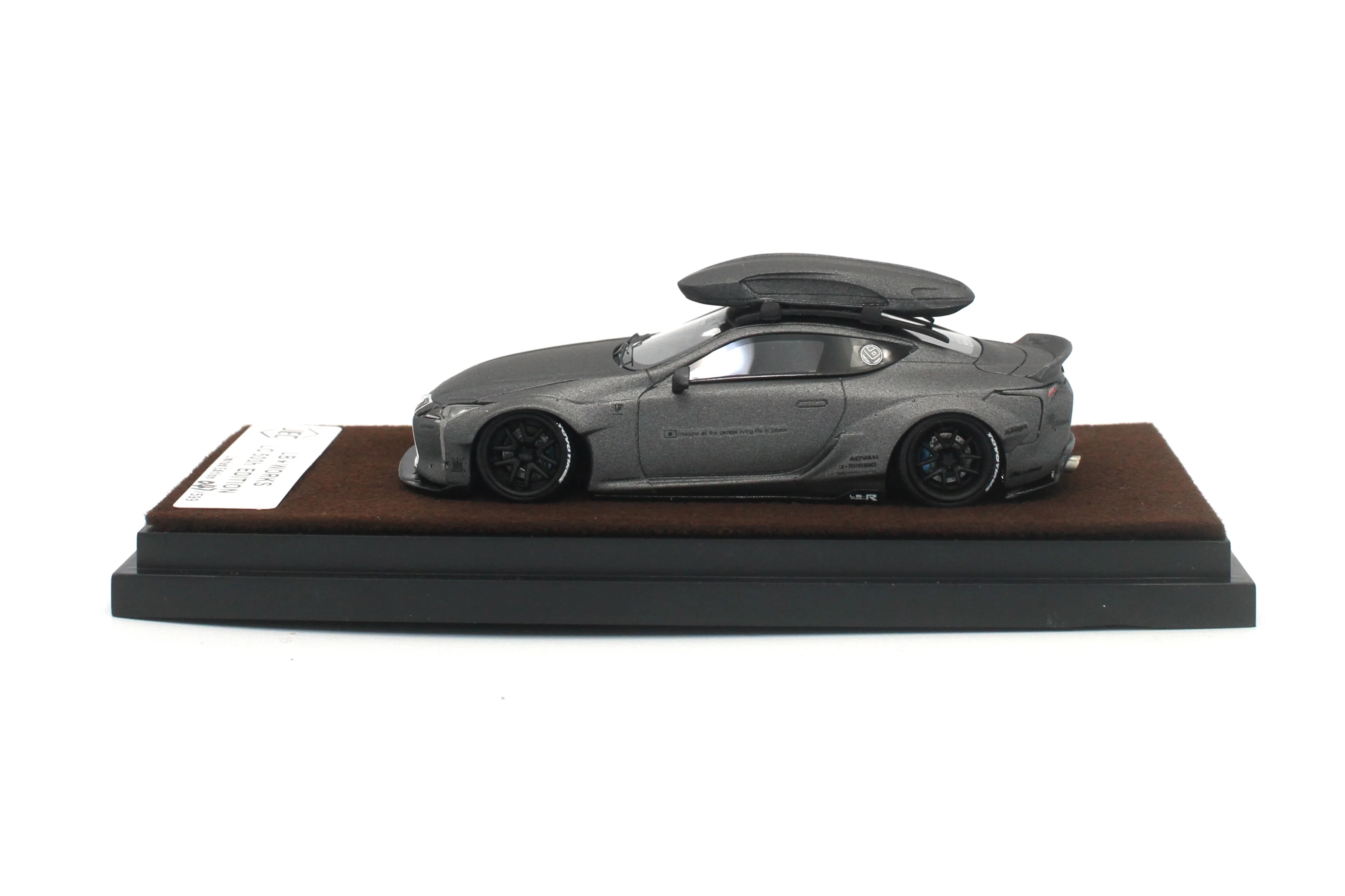 JEC LB Works Lexus LC 500h matte black with roof top - Image 2