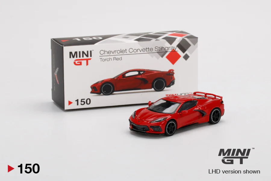 MINI GT #150 Chevrolet Corvette Stingray 2020 Torch Red