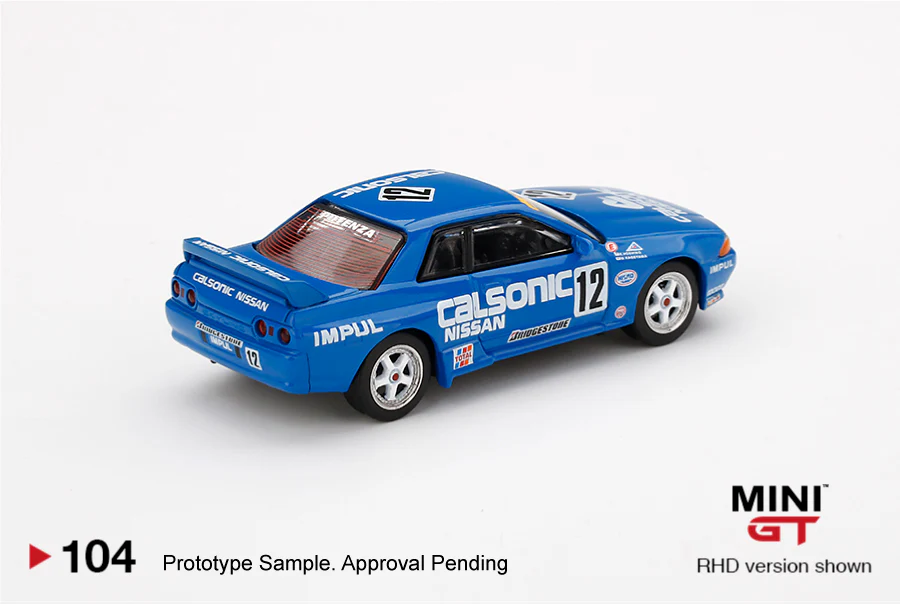MINI GT #104 Nissan Skyline GT-R (R32) Gr. A #12 Calsonic 1993 - Image 4