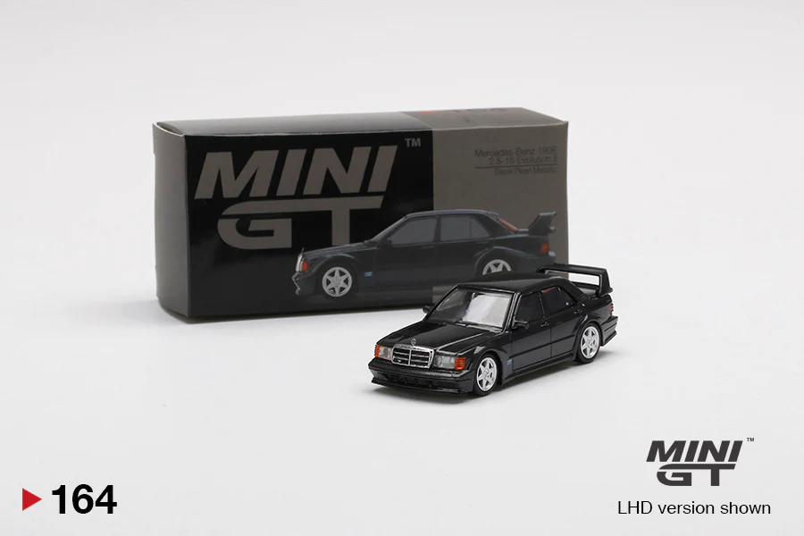 MINI GT #164 Mercedes-Benz 190E 2.5-16 Evolution II Black Pearl Metallic