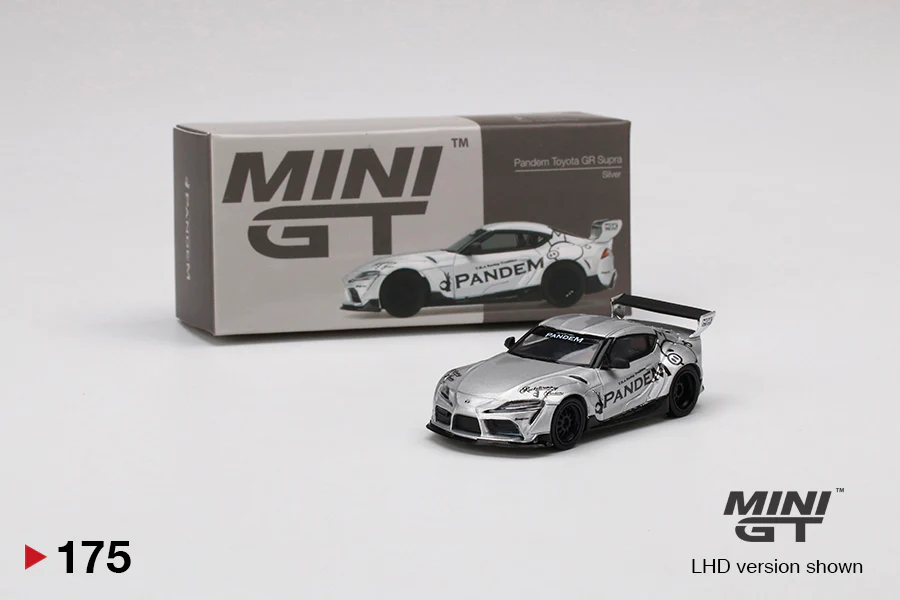 MINI GT #175 Pandem Toyota GR Supra V1.0 Silver