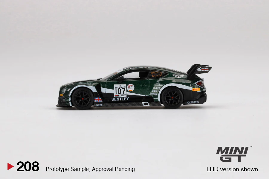MINI GT #208 Bentley Continental GT3 #107 M-Sport Team Bentley 2019 - Image 4