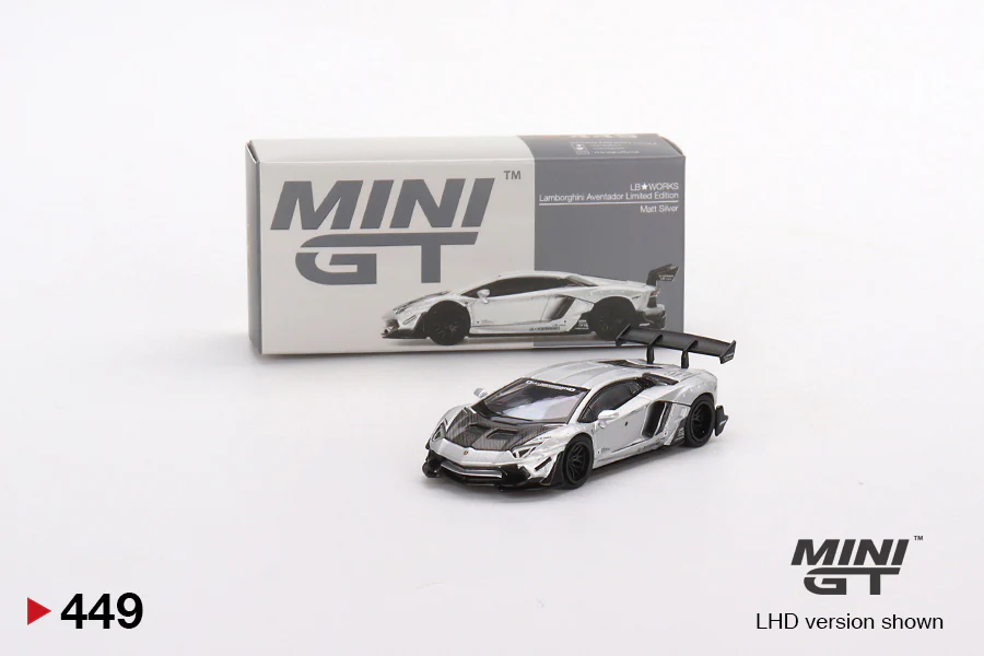 MINI GT #449 LB★WORKS Lamborghini Aventador Limited Edition LHD