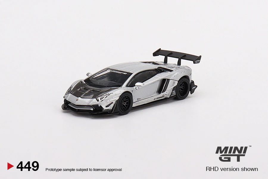 MINI GT #449 LB★WORKS Lamborghini Aventador Limited Edition LHD - Image 2