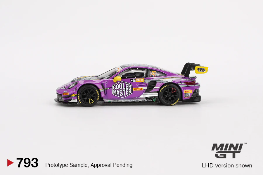 MINI GT #793 Porsche 911 GT3 R #27 HubAuto Racing 2023 FIA GT World Cup 70th Macau Grand Prix - Image 3