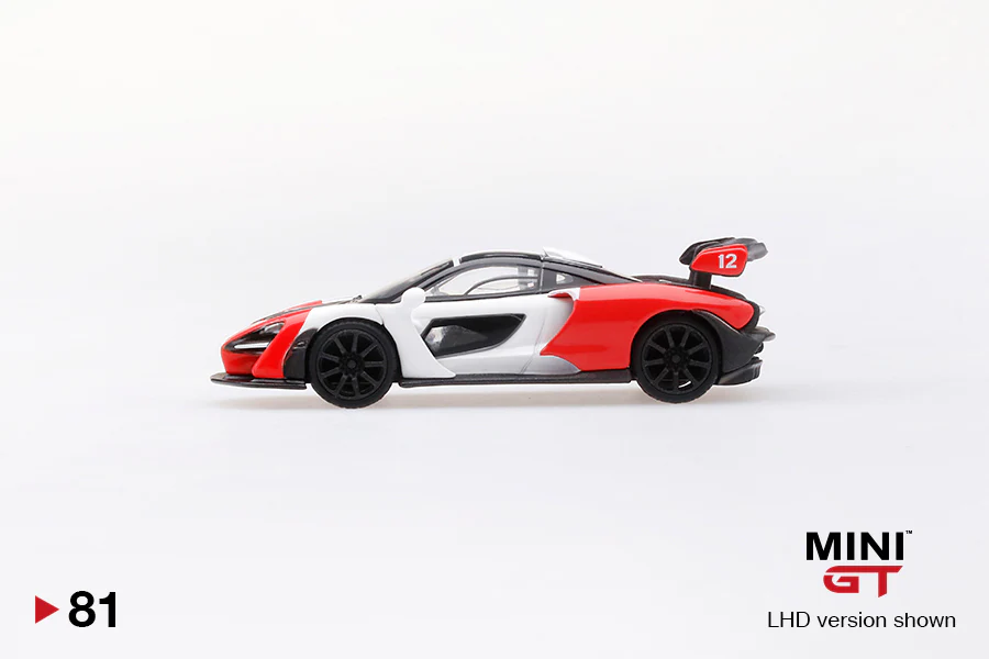 MINI GT #81 McLaren Senna Orange / White - Image 2