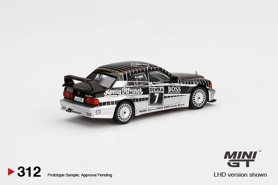 MINI GT #312 Mercedes-Benz 190E 2.5-16 Evolution II #7 AMG 1990 DTM - Image 2