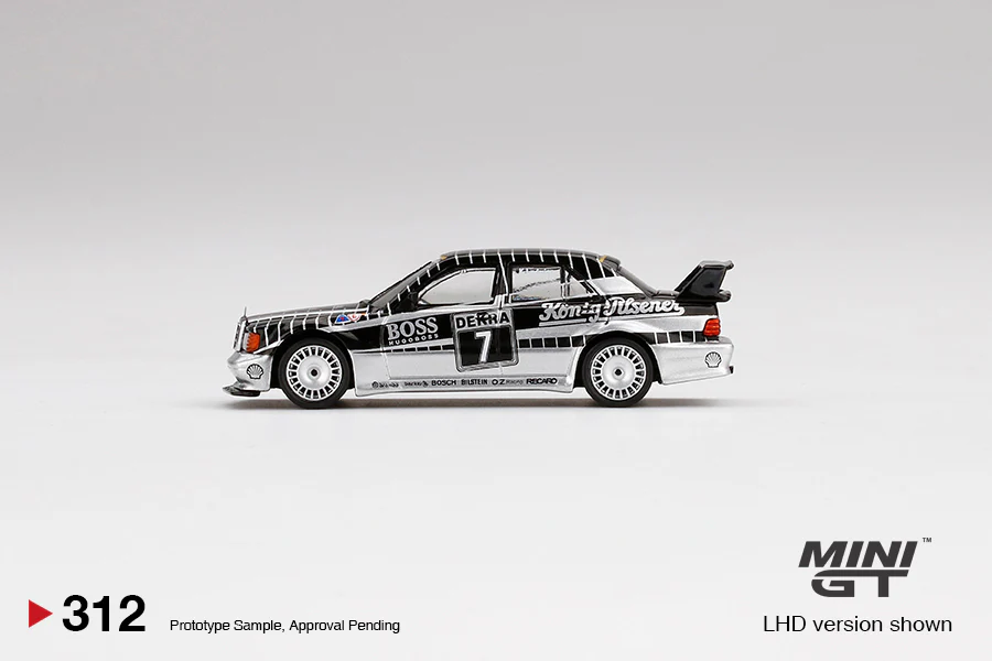 MINI GT #312 Mercedes-Benz 190E 2.5-16 Evolution II #7 AMG 1990 DTM - Image 3