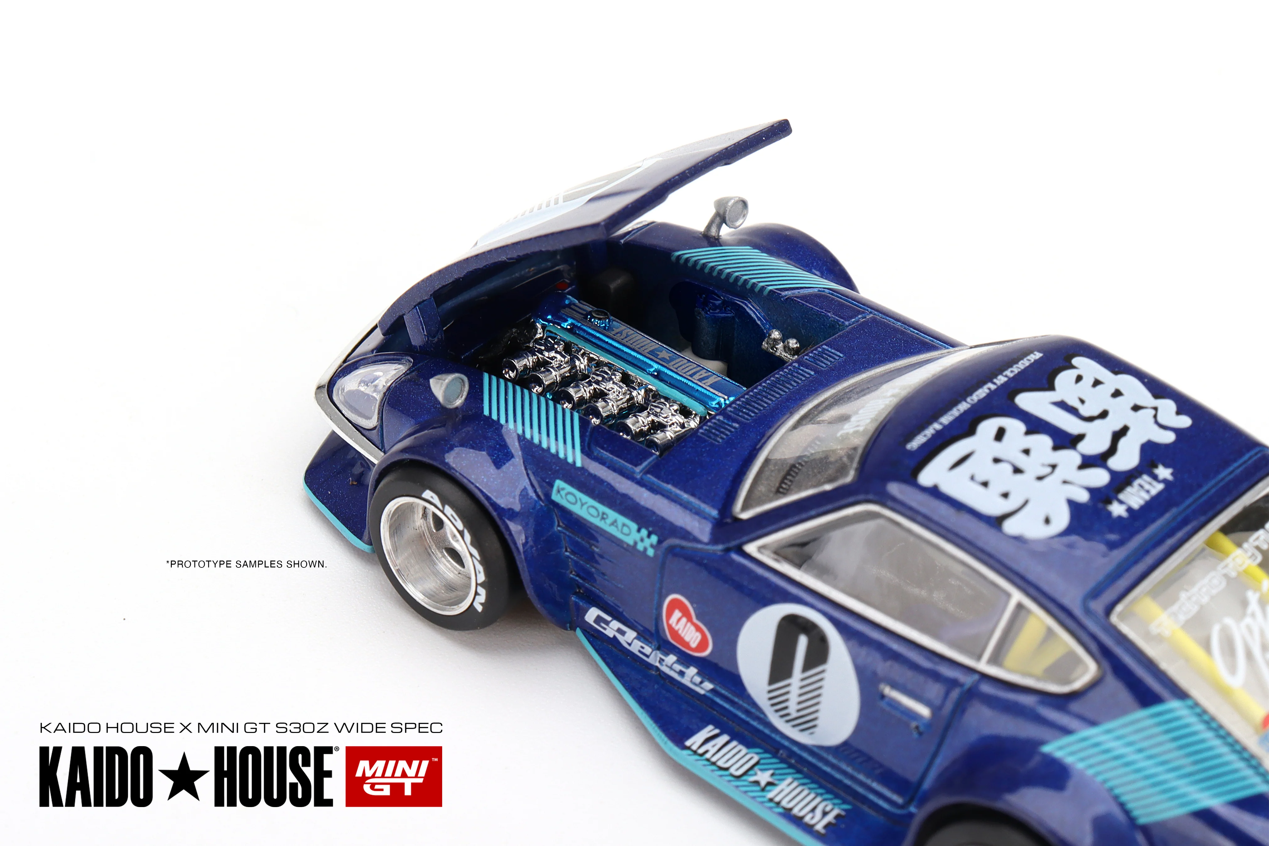 MINI GT x Datsun KAIDO Fairlady Z Blue 024 - Image 2