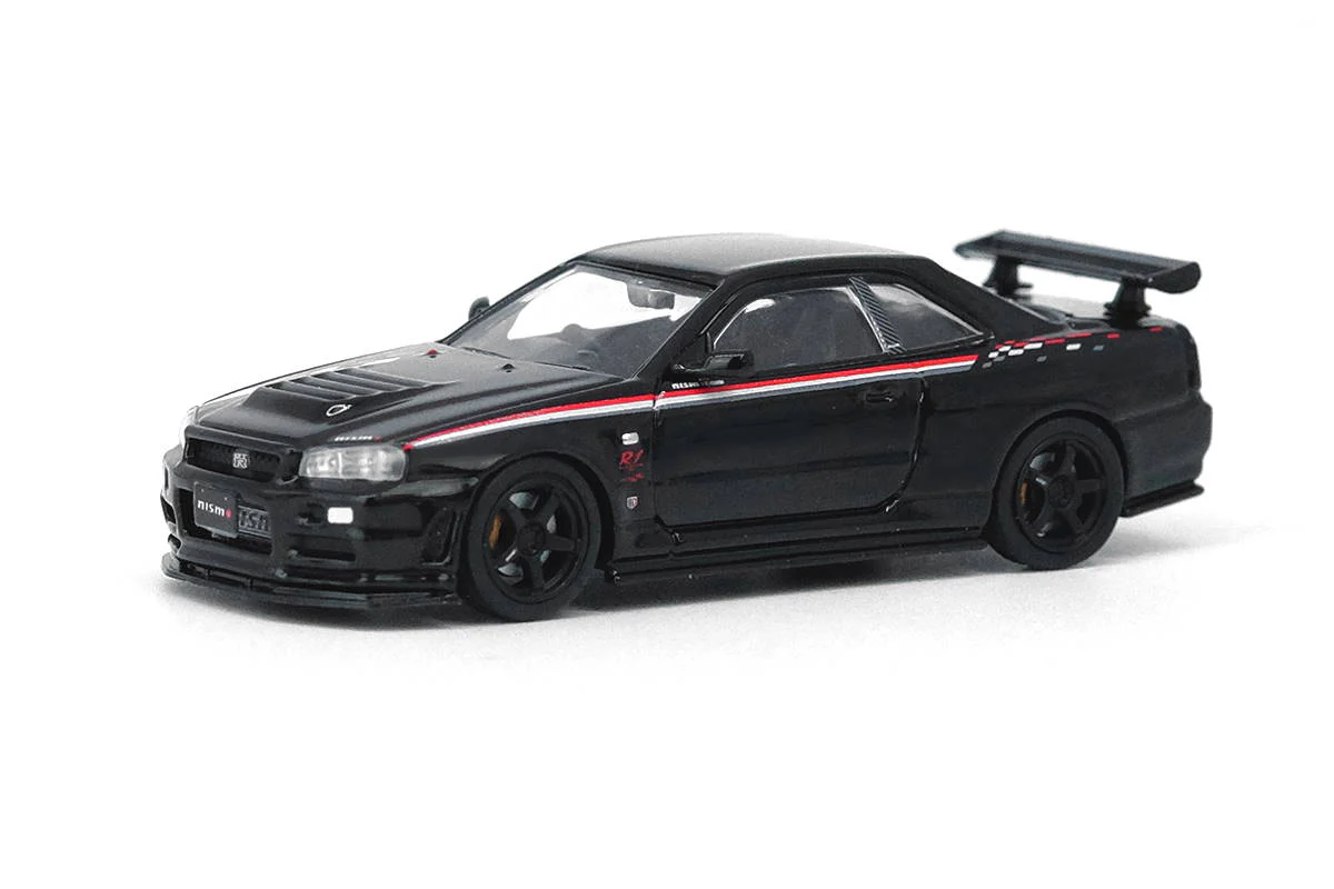 INNO64 NISSAN SKYLINE GT-R (R34) NISMO R-TUNE Black Pearl - Image 3