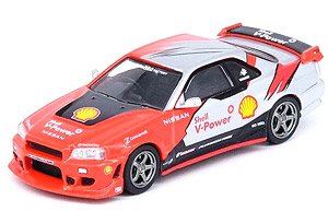 INNO64 Nissan Skyline R34 GTT Drift Car SHELL Jason Mok HK ToyCar Salon 2022 Exclusive - Image 3