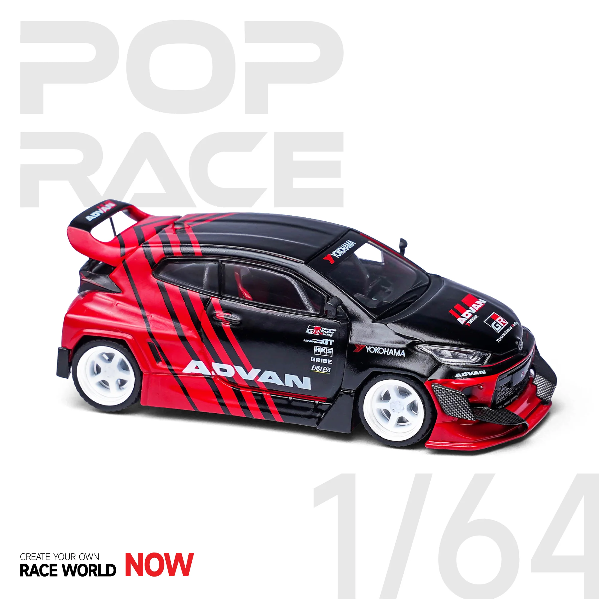 POP RACE 1:64 GR Yaris ADVAN - Image 4