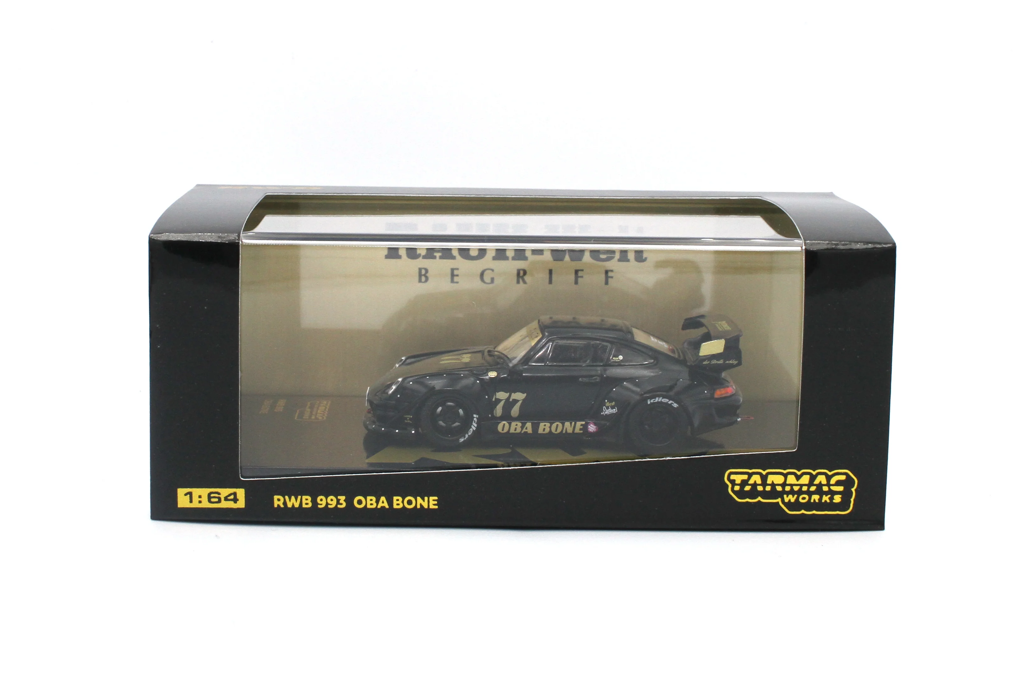 Tarmac Works 1/64 Porsche RWB 993 OBA Bone #77 - Image 5