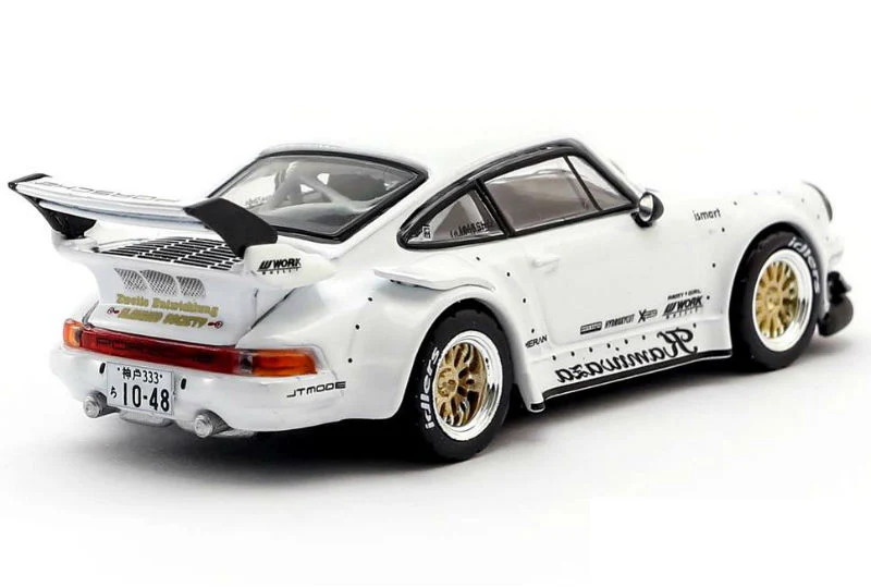 Tarmac Works Porsche RWB 930 Kamiwaza White Japan Exclusive Rauh Welt Begriff - Image 4
