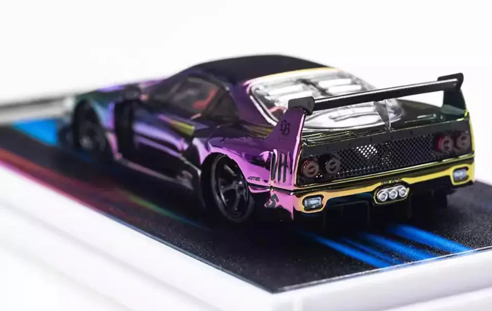 TOP ART 1:64 LBWK F40 Racing Sports Chameleon Chrome - Image 3